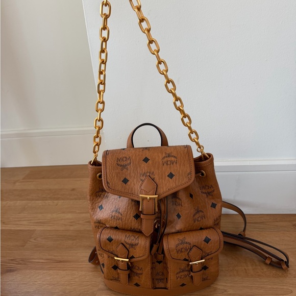 MCM Drawstring Backpack NWT - Picture 2 of 12